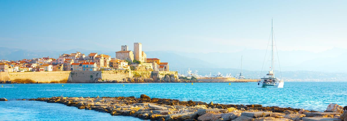 Vue panoramique d’Antibes