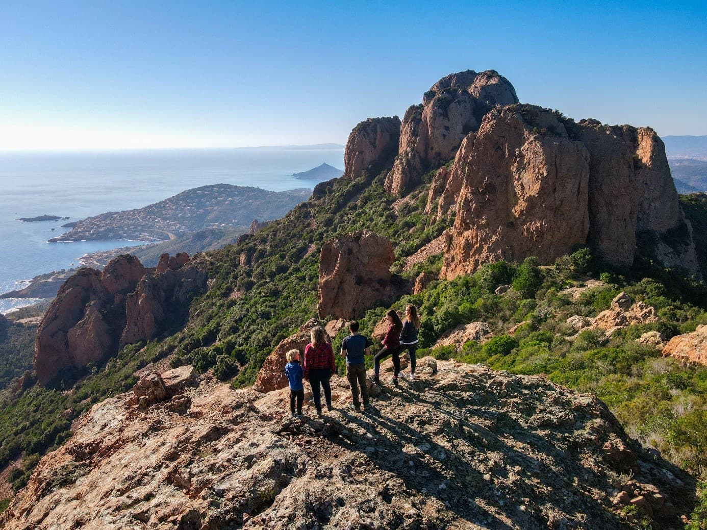 Vue panoramique de l'Esterel